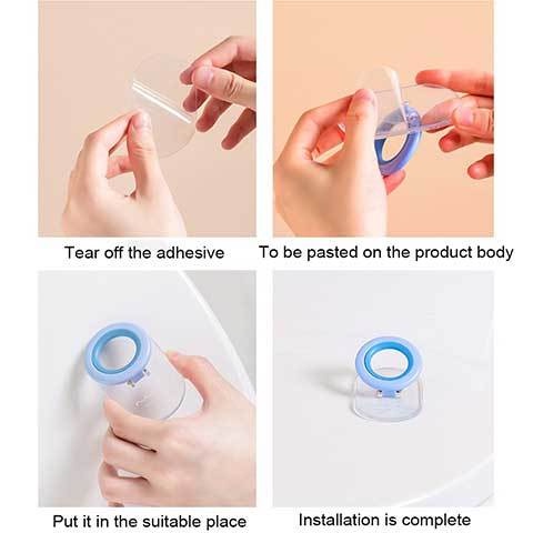 Tay cầm mở nắp bồn cầu kiểu mới