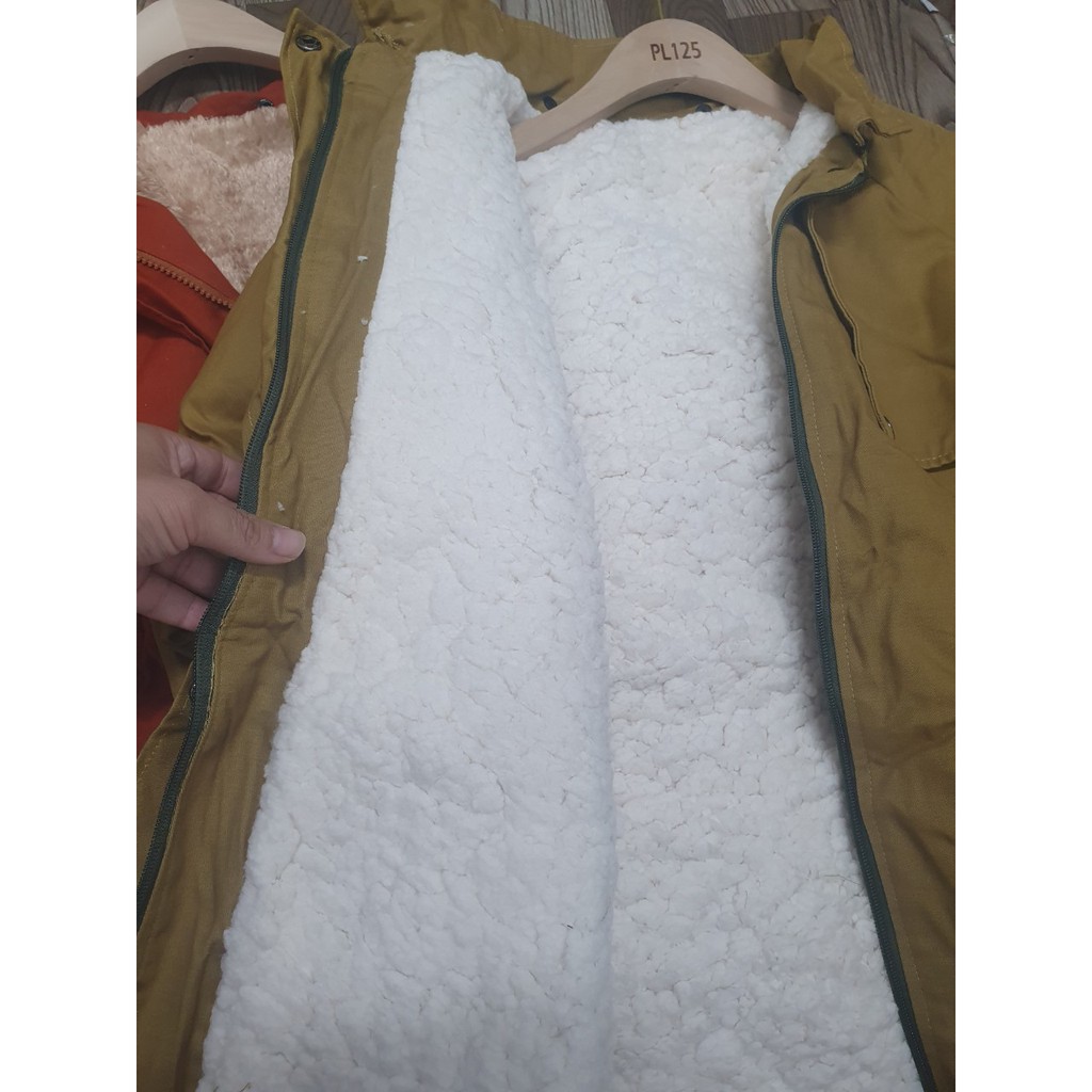 BÁN SỈ ÁO PARKA CỔ LÔNG 2 MÀU