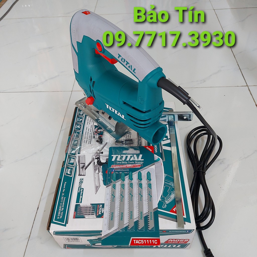 MÁY CƯA LỌNG 650W TOTAL TS206806 [CHÍNH HÃNG] CƯA LỌNG CẦM TAY MINI [RẺ]