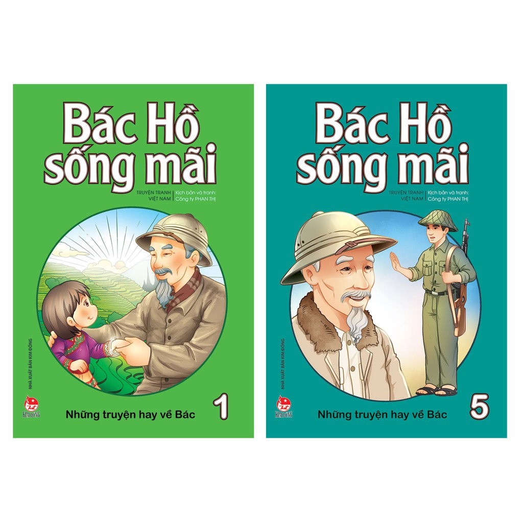 Combo Sách _ Bác Hồ sống mãi ( Bộ 5 Quyển )