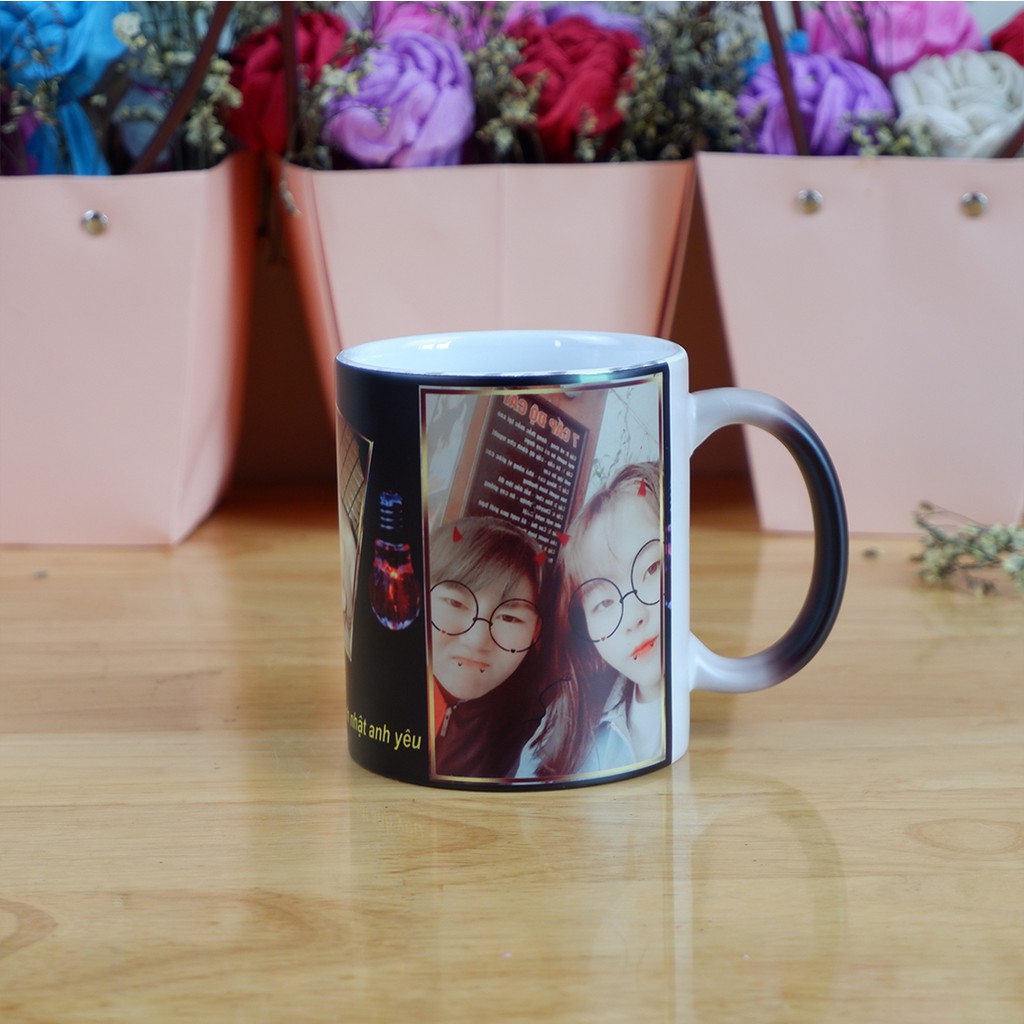 Cốc đổi màu, ly ma thuật (hình in theo yêu cầu),  quà tặng, ly sứ bền, đẹp | BigBuy360 - bigbuy360.vn