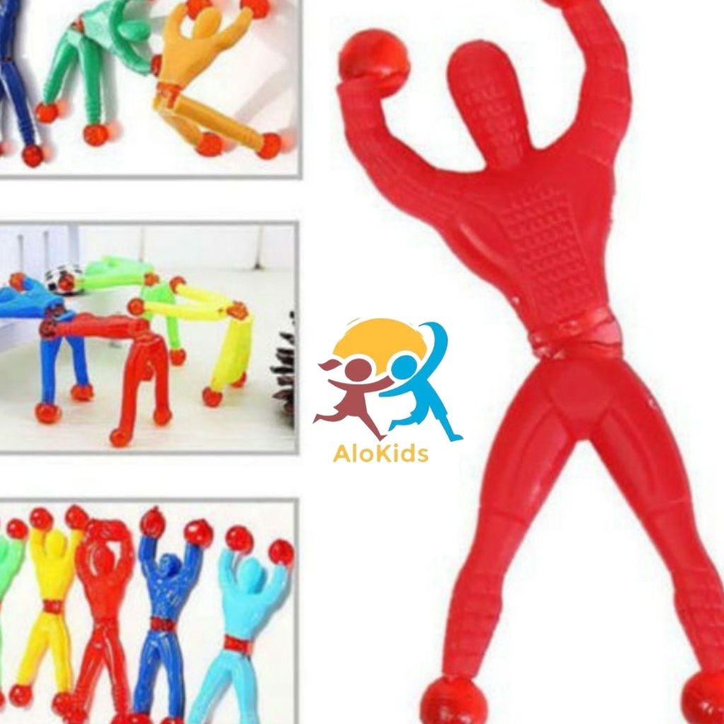 Đồ Chơi Người Nhện Leo Dính Tường Độc đáo Cho Bé AlokidsTb