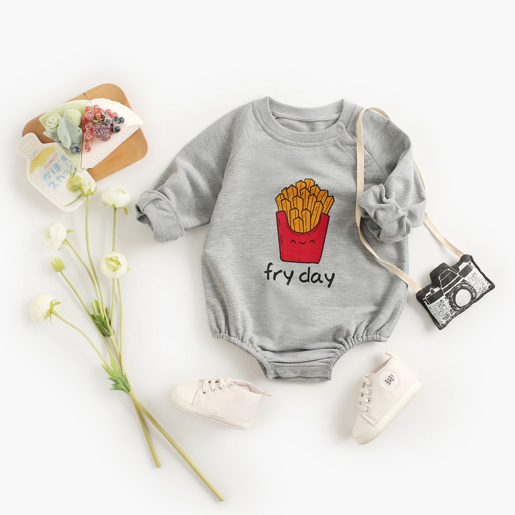 Sanlutoz Dài tay Mùa đông Bộ đồ liền thân cho bé Phim hoạt hình Quần áo sơ sinh