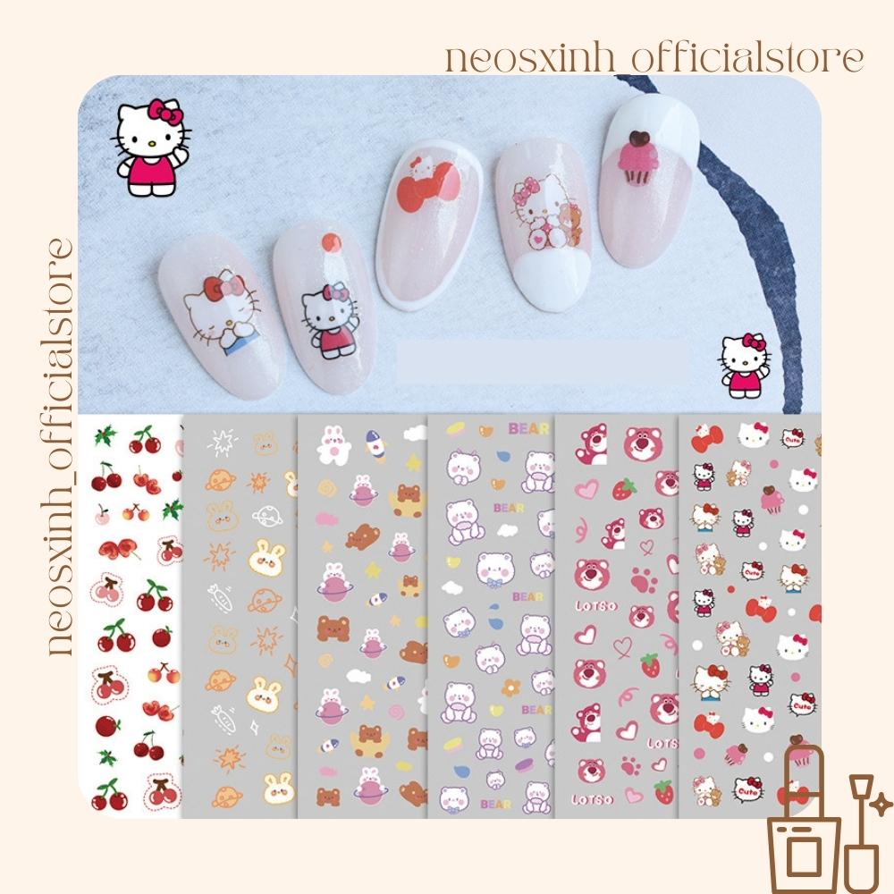 Sticker Dán Móng Tay Lotso Joyful Nail 6 Mẫu Mỏng Chống Nước - Hình Dán Móng - Neosxinh Nails