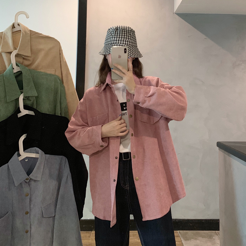 Áo Sơ Mi Nữ Dài Tay Dáng Rộng
