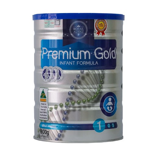 Sữa bột Hoàng Gia Úc Premium Gold Số 1 bổ sung vitamin, khoáng chất cho trẻ Royal Ausnz (400g-900g)