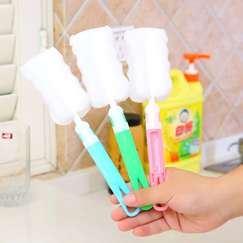 Cọ Vệ Sinh Cốc/Bình Nước/Bàn Chải Có Thể Tháo Rời Tiện Dụng Cho Nhà Bếp