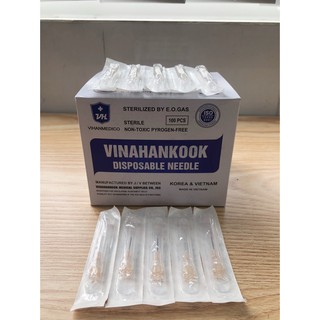 Kim Tiêm Vô Trùng 100 Cây Vinahankook Nhiều Size