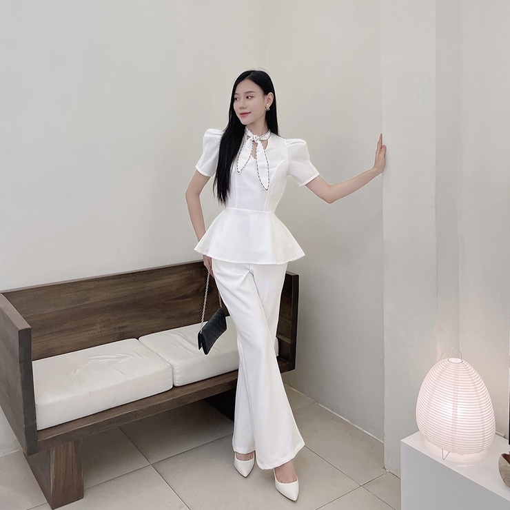 BBSTORE'S Quần Suông Ống Loe Công Sở -Q1105