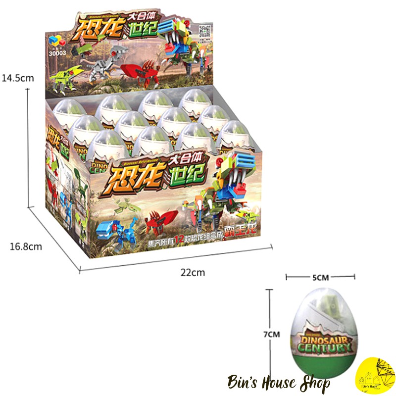Mô Hình Đồ Chơi Trí Tuệ- ĐỒ CHƠI LÁP RÁP LEGO Trứng Khủng Long