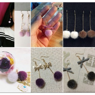 Hạt bông lông chuột kích thước 16mm làm handmade