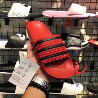DÉP ADIDAS ADILETTE- FULL BOX - Đỏ