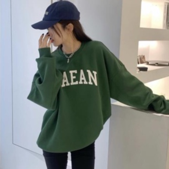 Áo sweater mỏng nhẹ kiểu dáng chui đầu rộng rãi phong cách đường phố retro cổ điển kiểu Mỹ cá tính cho nữ
