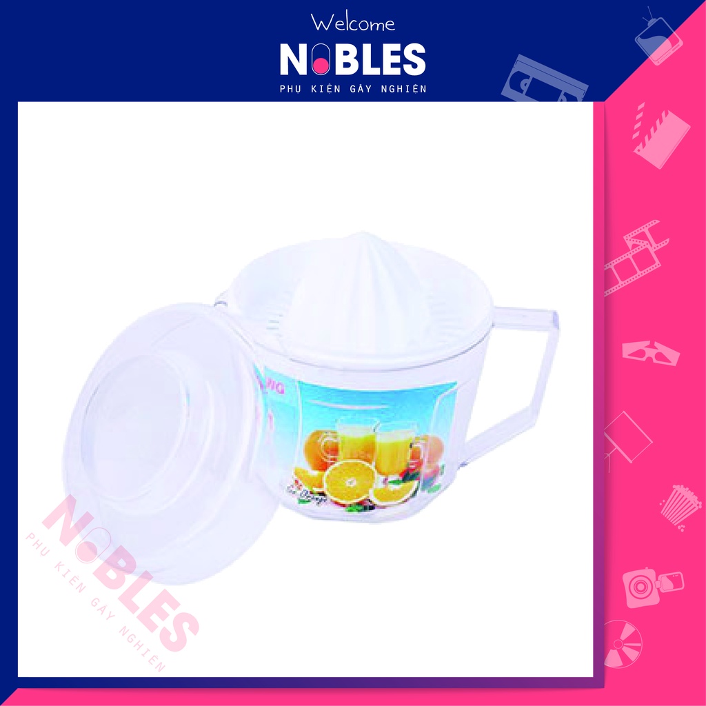 Vắt cam bằng tay nhựa Song Long kèm ca đong định mức an toàn cho sức khỏe