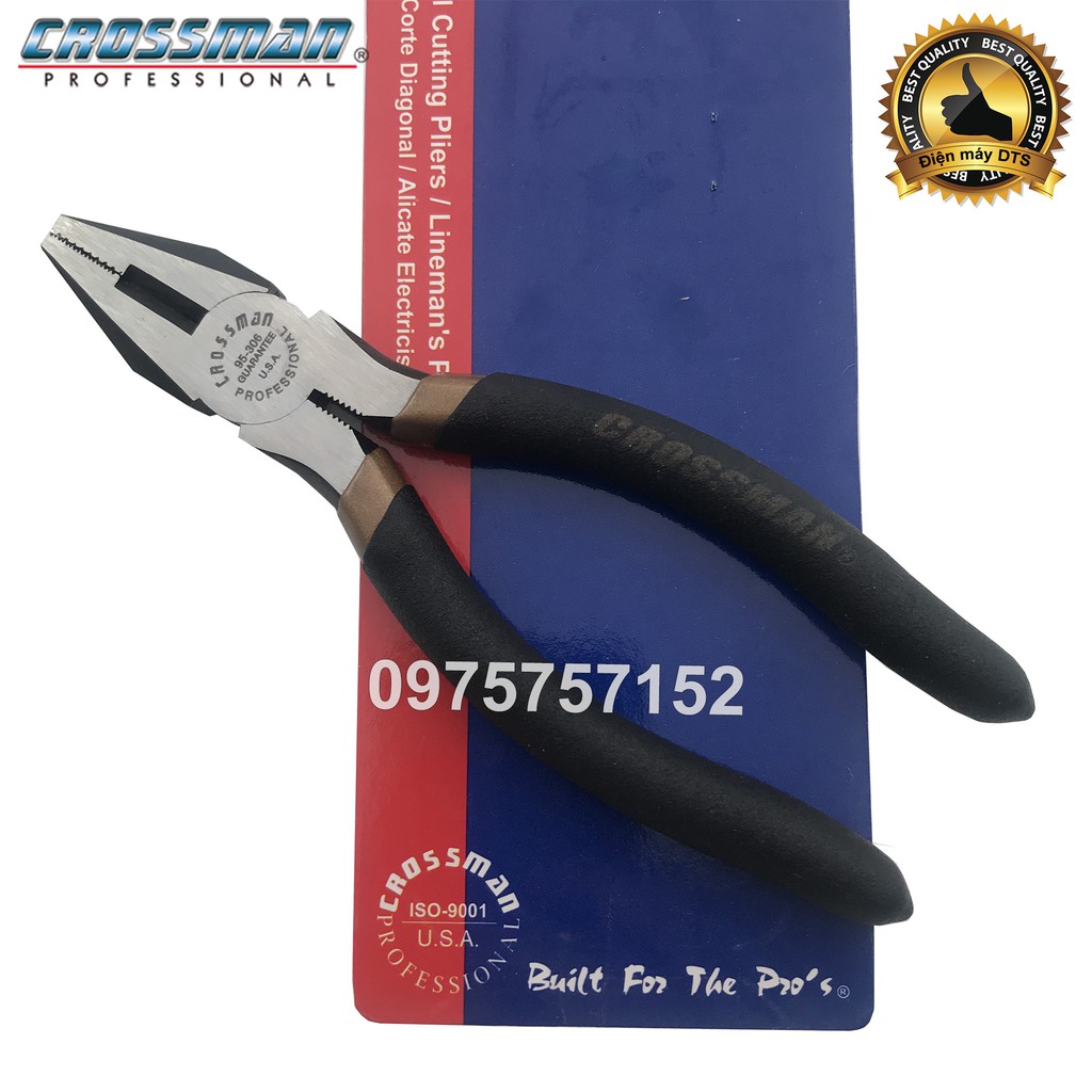 Kìm điện răng Crossman 95-306 6inch/150mm (Chính hãng)
