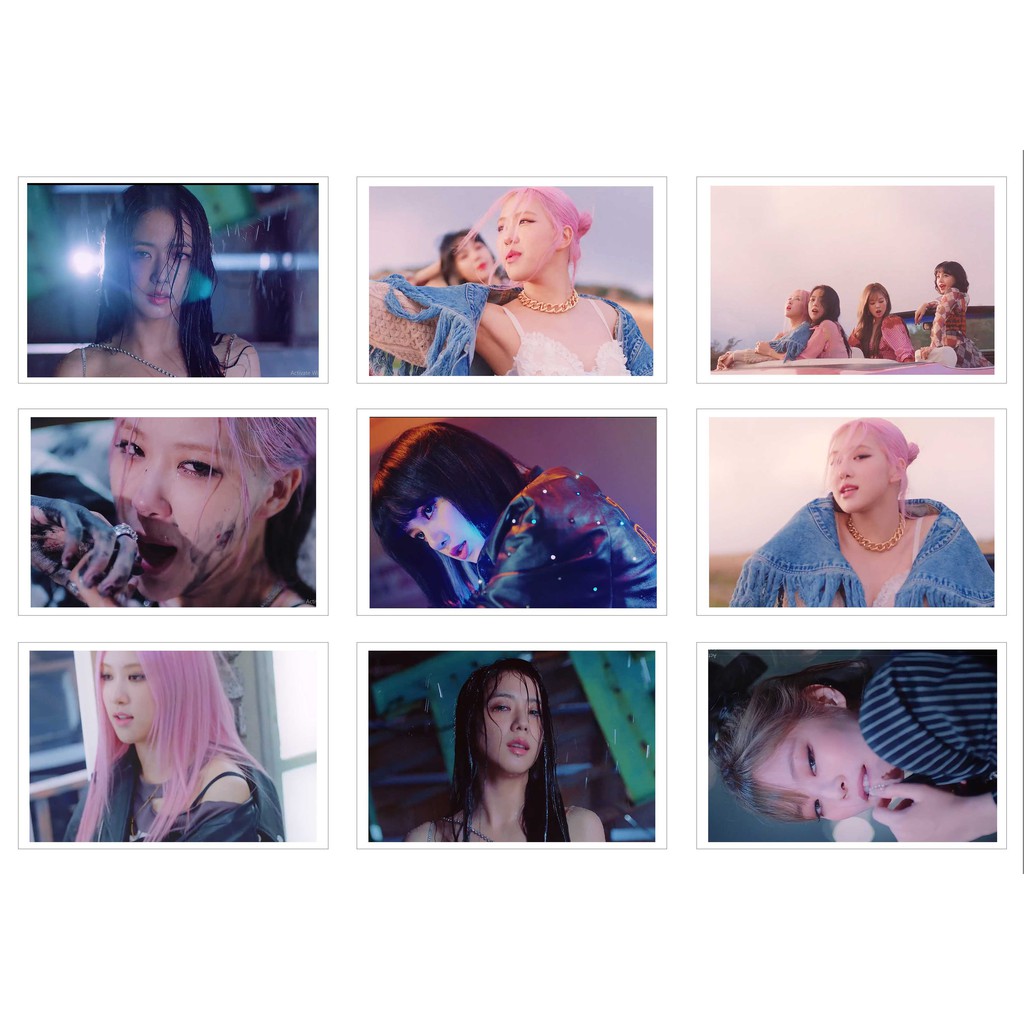 [Ép Lụa] Lomo Card 54 Ảnh BLACKPINK - Lovesick Girls