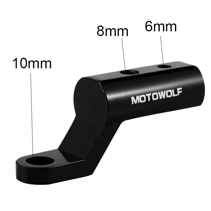 Giá đỡ gắn chân gương xe máy Motowolf GD03 sm