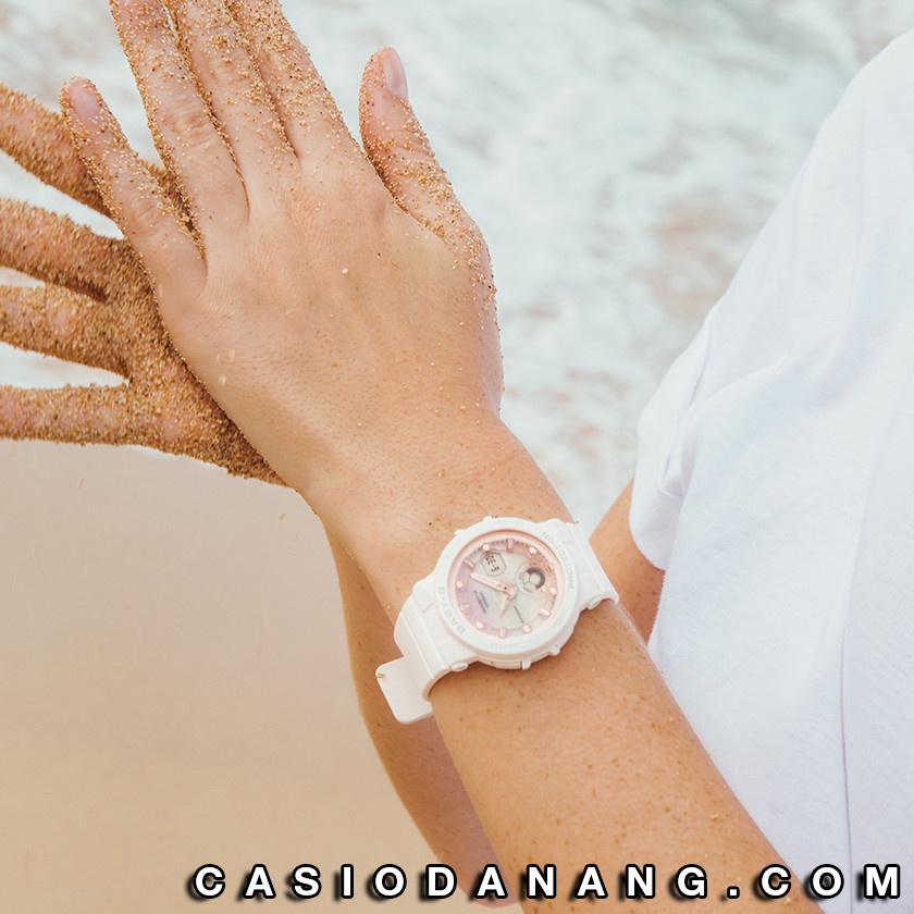 Đồng hồ nữ dây nhựa Casio Baby-G chính hãng Anh Khuê BGA-250-7A2DR (41mm)