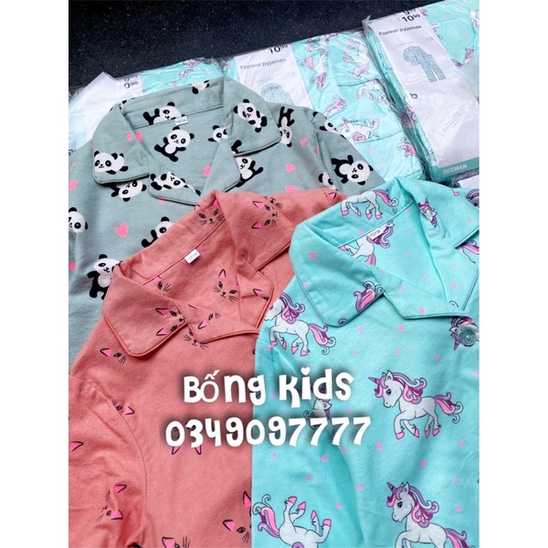 Bộ PJ Dạ Bé Gai In Hình ZEEMAN