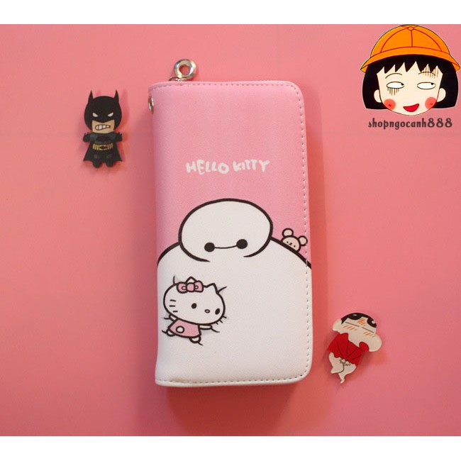 Bóp Ví Dài Cầm Tay Nữ Hoạt Hình Big Hero Chất Xịn Chống Xước Chống Nước Đựng Vừa Ip6,6+,7,7+,8... | BigBuy360 - bigbuy360.vn