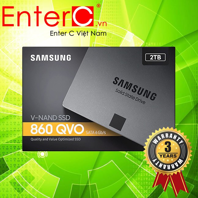 Ổ cứng SSD Samsung 860 Qvo 2TB và 1TB 2.5 Inch SATA III - 1/2TB