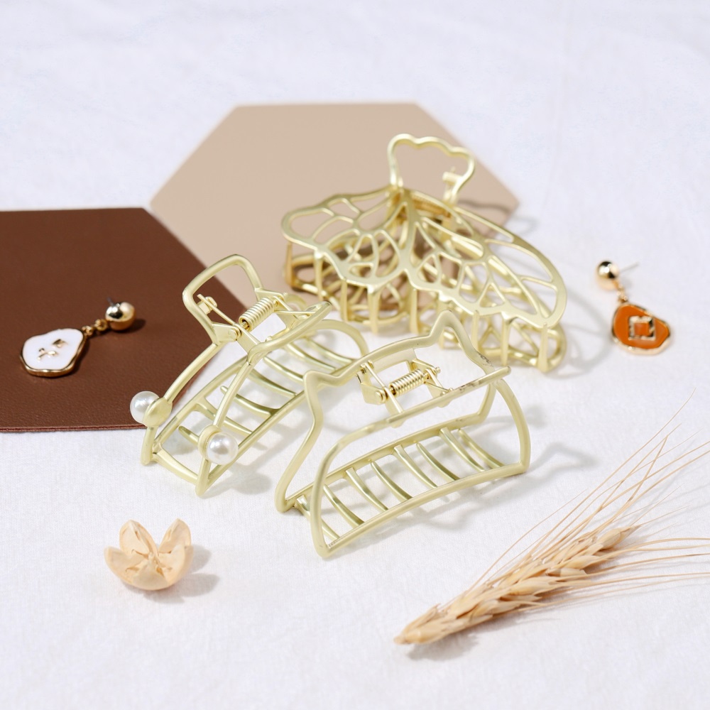 Kẹp tóc kim loại ST.KUNKKA hình bướm thời trang cho nữ