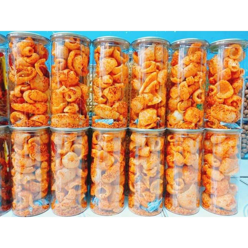 Da Heo cháy tỏi, da heo chiên giòn tỏi ớt hũ 150gr