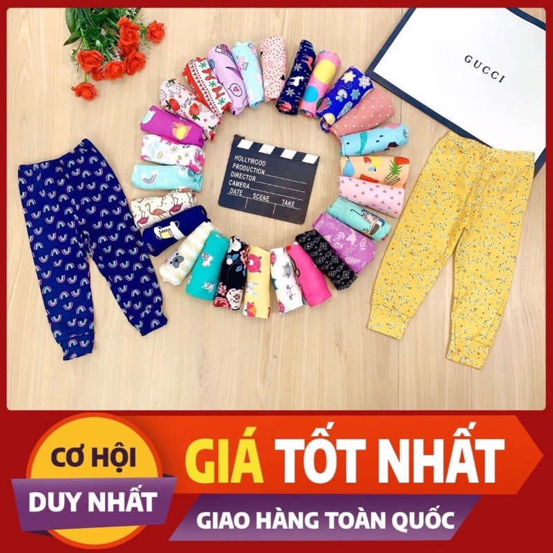 Set 10 quần chục bozip dài cho bé trai/gái