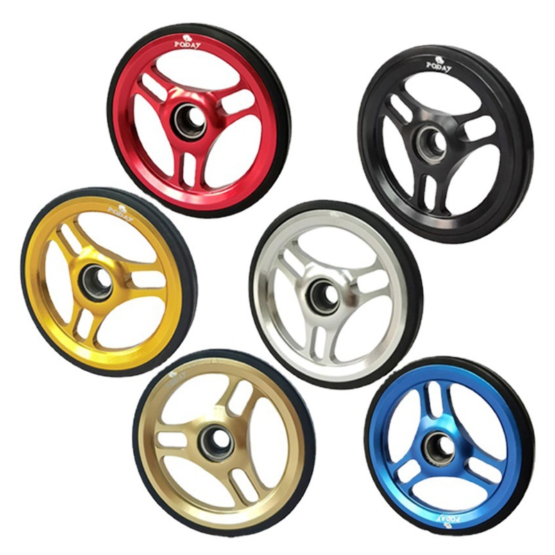 QQ Bánh Đà Bằng Hợp Kim Nhôm CNC Kèm Vòng Bi Kín Cho Brompton