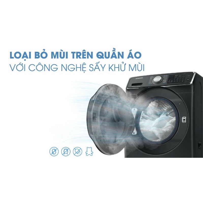 Máy giặt Sấy Samsung AddWash inverter 19 Kg WD19N8750KV/SV