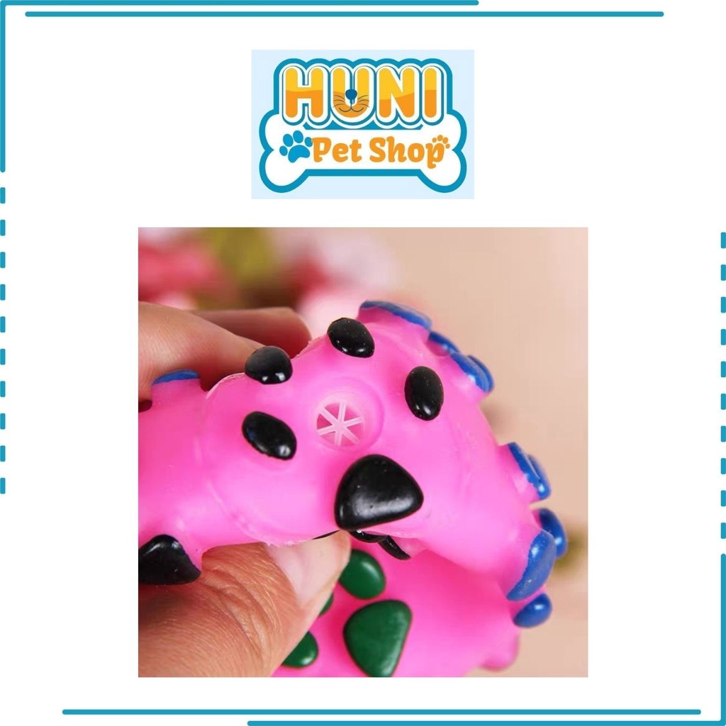 Đồ chơi cho chó gặm quả bóng hình dấu chân phát tiếng kêu đồ chơi cho chó con - Huni Petshop