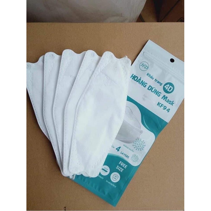 Khẩu Trang Y Tế KF94 Kháng Khuẩn Xuất Hàn, Set 50 Chiếc