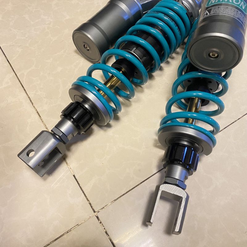 Phuộc nhún sau Nitron bình dầu cho các xe tay ga novo 4 5 6 NVX Air blade...