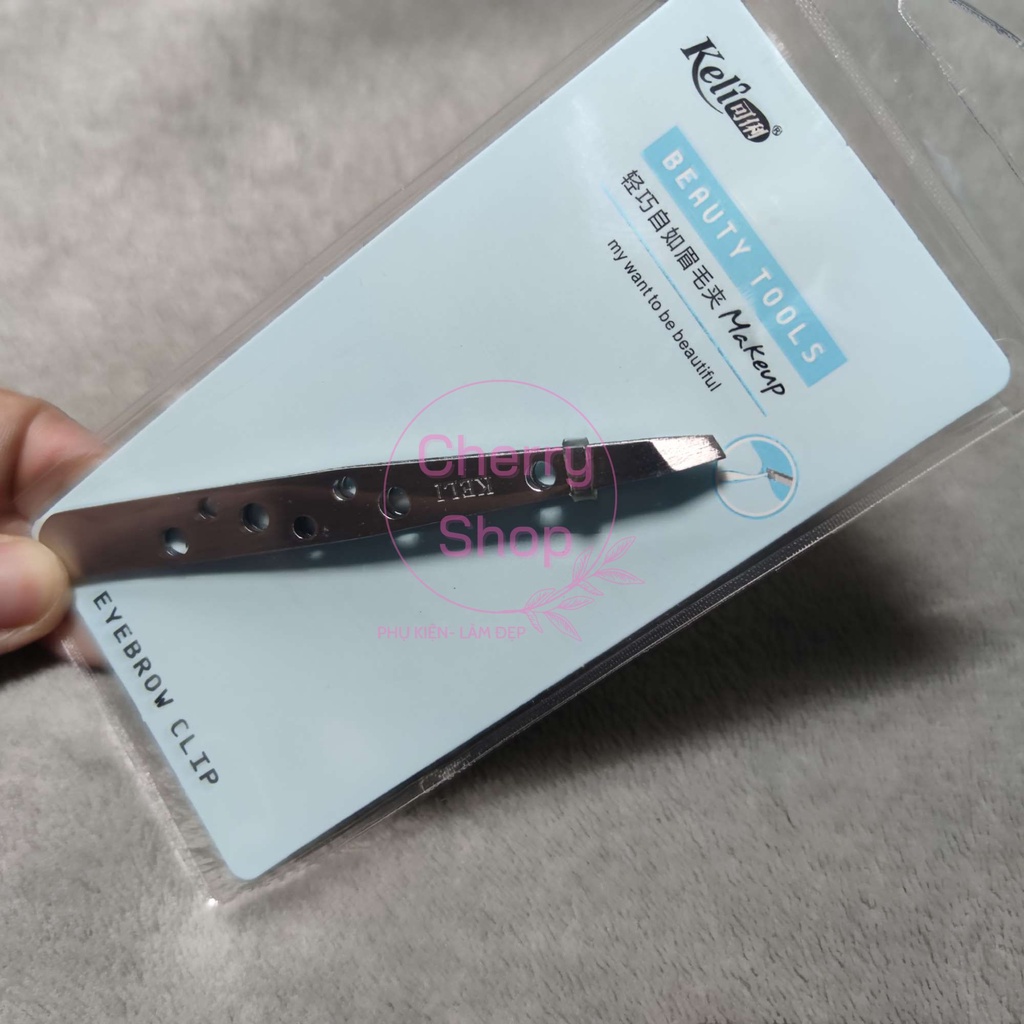 Nhíp Nhổ Lông Mài Nhíp Gắp Mi Giả Cao Cấp Keli