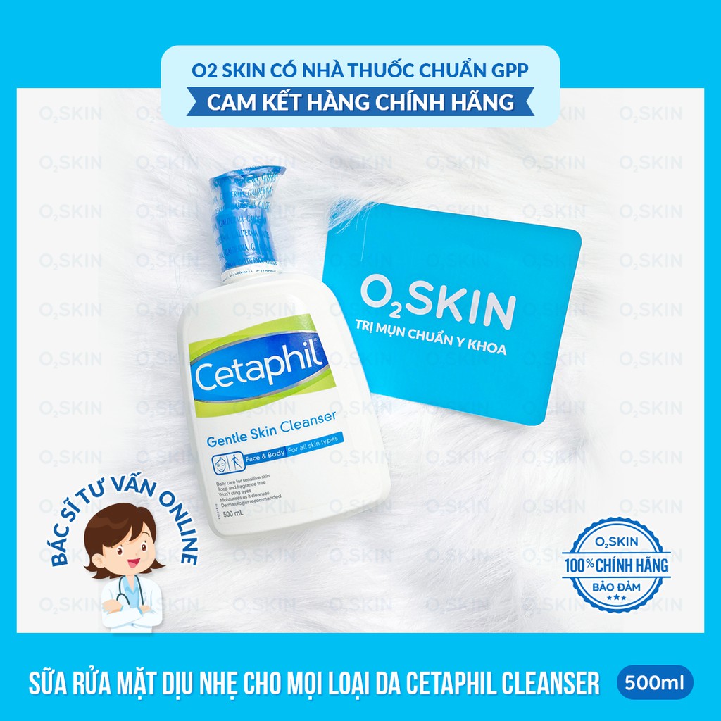 CETAPHIL / CLEANSER / 💕 FREESHIP 💕 Giảm 5k khi nhập mã [O2SKIN]- Sữa rửa mặt cetaphil gentle skin 125ml ~ 500ml