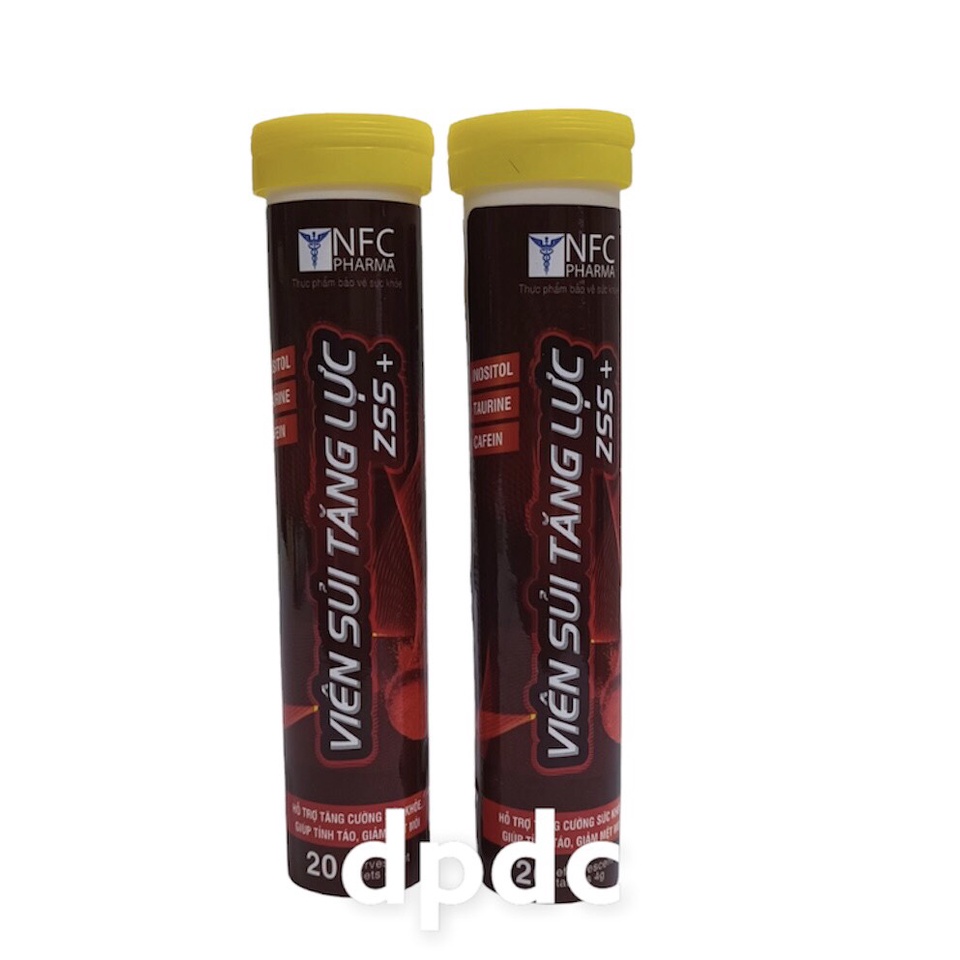 Viên sủi tăng lực ZSS+ bò húc, tăng sinh lực, giảm căng thẳng mệt mỏi