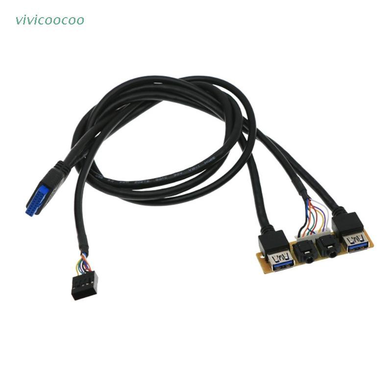(Hàng Mới Về) Bảng Mạch Cổng Usb 3.0 + Usb3.0 + H D Audio Port I / O