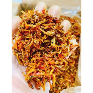 Cá cơm rim mắm tỏi ớt