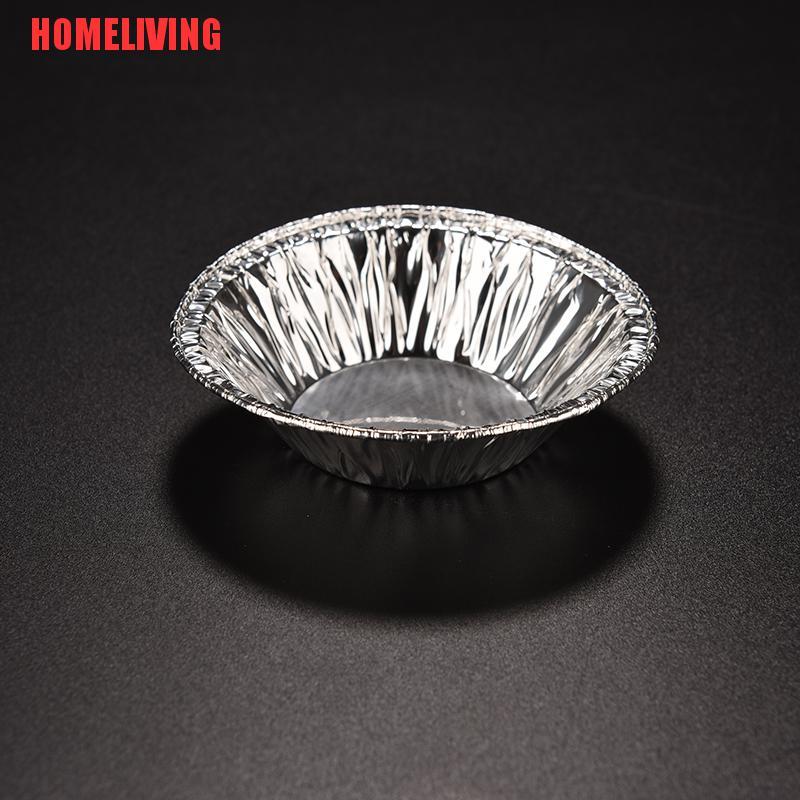 Set 50 Khuôn Lá Nhôm Làm Bánh Trứng / Bánh Cupcake / Muffin Dùng Một Lần