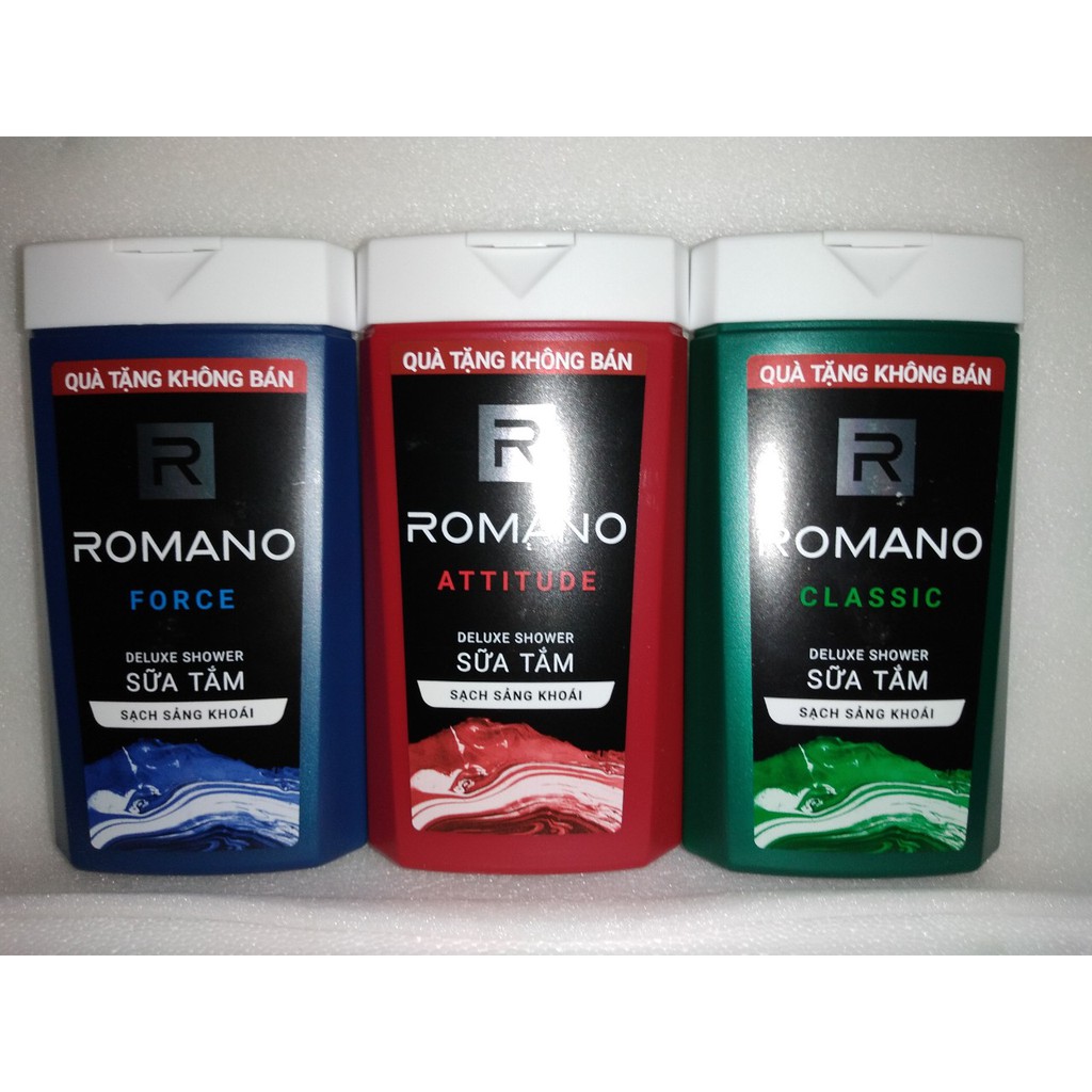 Sữa Tắm - dầu gội Cao cấp Nam Romano Classic