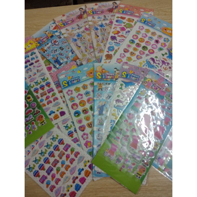 Sticker khen thưởng 3D mix nhiều mẫu