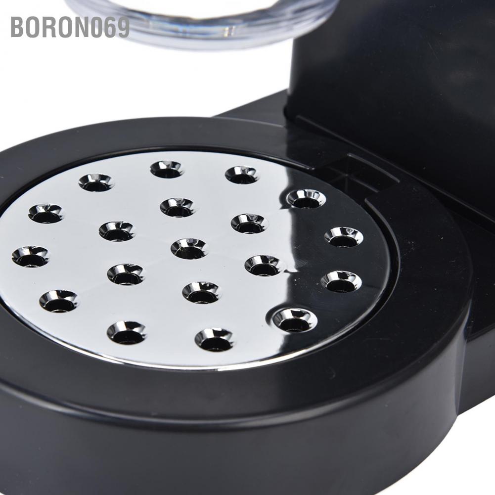 Boron069 Grain Dispenser 17.5oz Transparent Safe Rice Storage Container with Rubber B