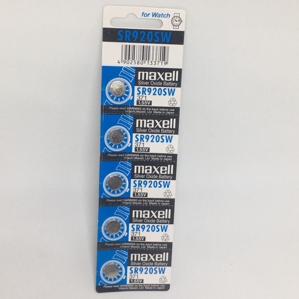 Pin Đồng Hồ SR920SW 371 Maxell hàng chính hãng SR920 cho đồng hồ đeo tay