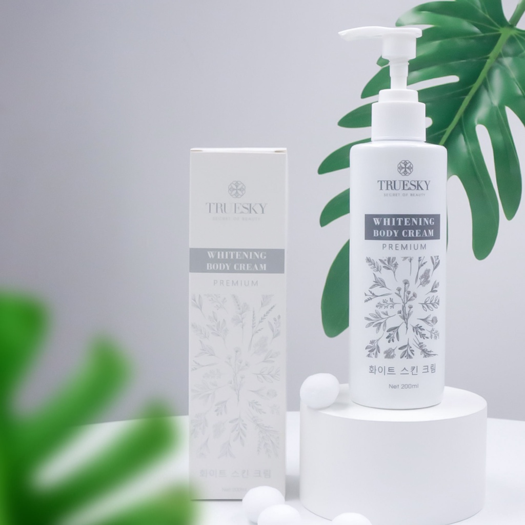 Kem ủ trắng toàn thân Truesky giúp làm trắng da body cấp tốc 100g - Whitening Body Cream