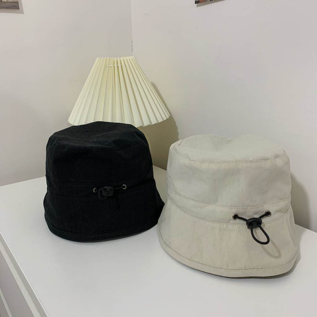 Mũ Bucket Màu Trơn Phong Cách Hàn Quốc Thời Trang Cho Nữ
