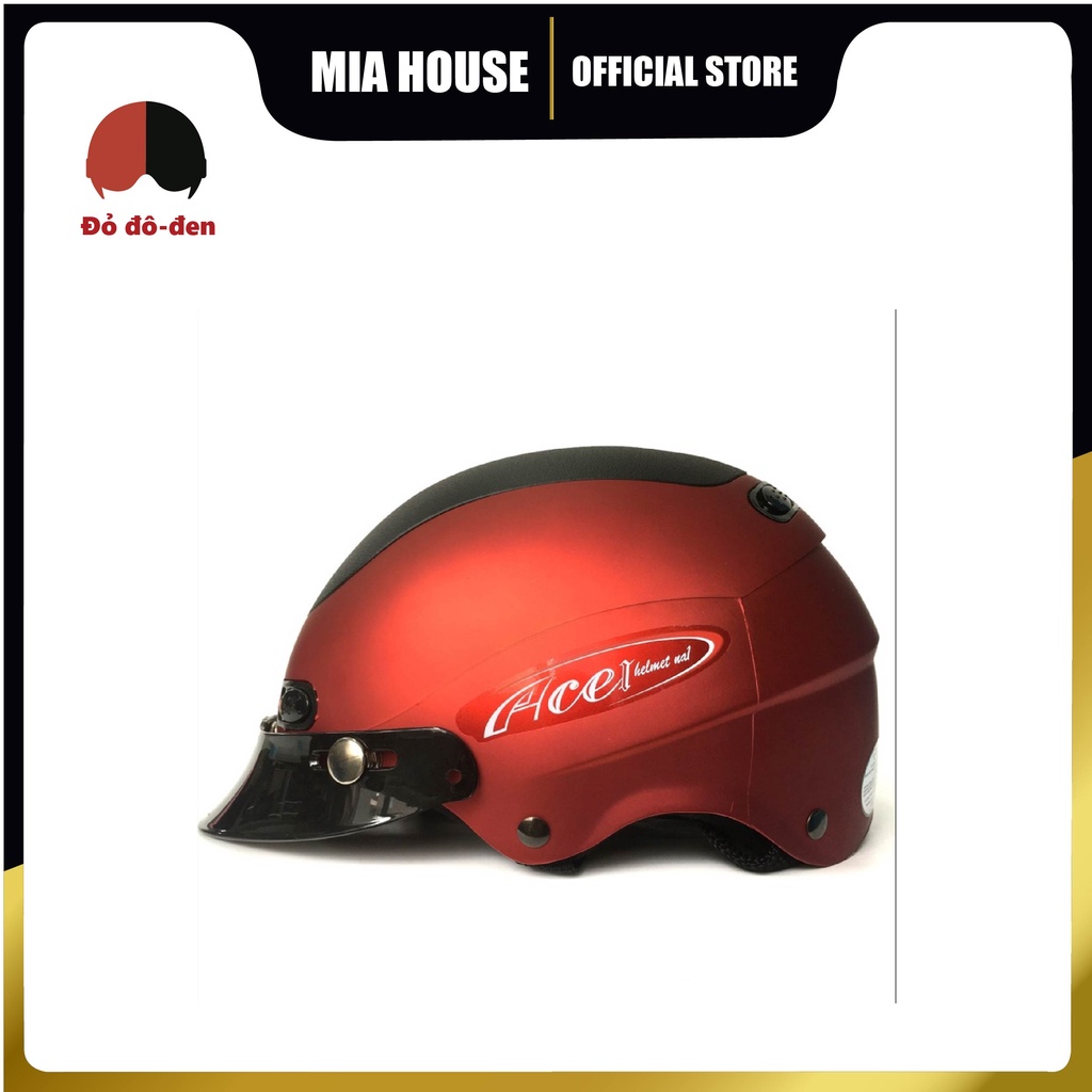 Mũ bảo hiểm nửa đầu lưỡi trai GRS A102 (nhiều màu)