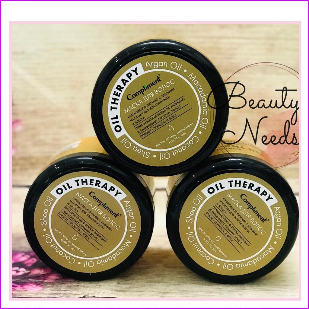 Ủ tóc Compliment Oil Therapy - Argan Oil- chăm sóc chuyên nghiệp 500ml hàng Nga