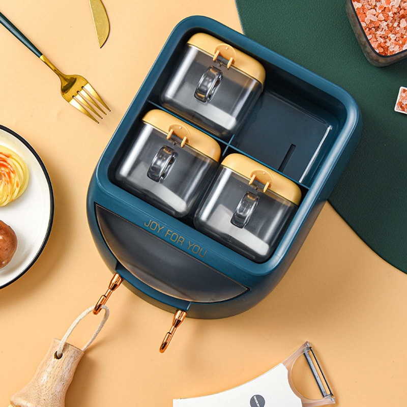 Kệ Đựng Gia Vị Gắn Tường Tiện Dụng Cho Nhà Bếp / Nhà Hàng