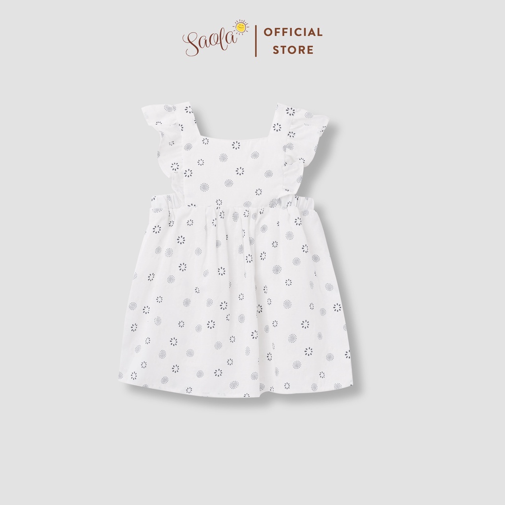 Đầm Bé Gái/ Váy Bé Gái Chất Liệu Cotton Thoáng Mát Dễ Thương - DAISY DRESS -  DRC011 - SAOLA KIDS CLOTHING