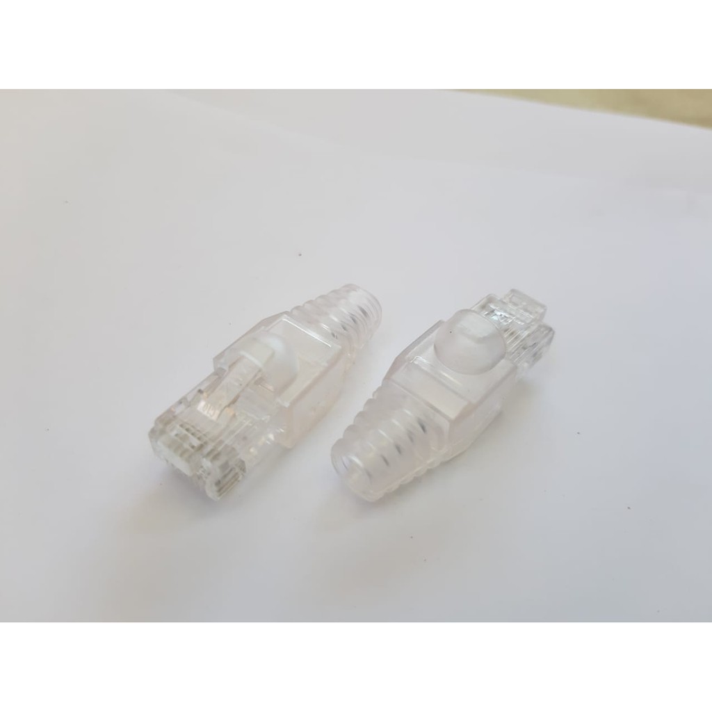 1 Gói 50 Đầu Nối Dây Cáp Lan Rj45 Utp Ftp Cat 5e 6mm